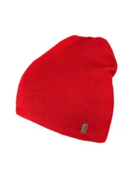 Thin BASIC merino wool hat - Red
