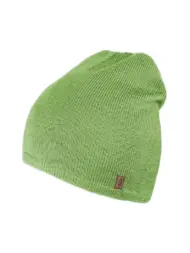 Thin BASIC merino wool hat - Olive green