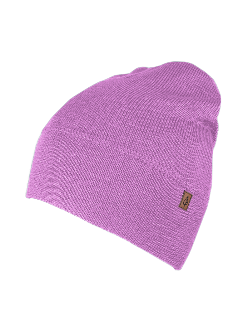 Czapka jednowarstwowa z ociepleniem lilac