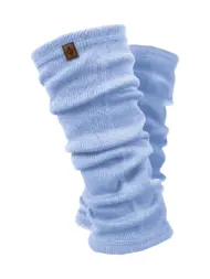 Merino wool leg warmers BABY BLUE